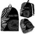 American Samoa Custom Personalised Backpack Flash Black Black - Polynesian Pride