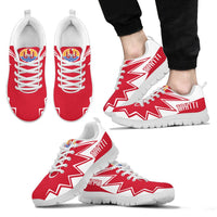 Tahiti Sneakers - Tahiti Flag Thunder Style Unisex White - Polynesian Pride