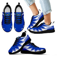 Pohnpei Sneakers - Pohnpei Flag Thunder Style - Polynesian Pride