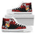 Mate Ma'a Tonga Rugby High Top Shoe Polynesian Unique Vibes - Red Red - Polynesian Pride