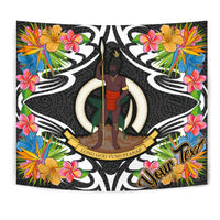 Vanuatu Tapestrys - Custom Personalised Tropical Flowers Style - Polynesian Pride