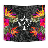 Kosrae Slide Tapestry - Polynesian Hibiscus Pattern - Polynesian Pride