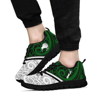 New Zealand Maori Rugby Sneakers Pride Version - White Women's Sneakers - Black - 1 Black - Polynesian Pride