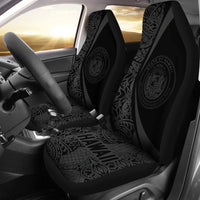 Hawaii Coat Of Arm Polynesian Car Seat Covers - Circle Style 07 - Polynesian Pride