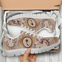 Chuuk Sneakers - Hibiscus Flowers Vintage Style - Polynesian Pride