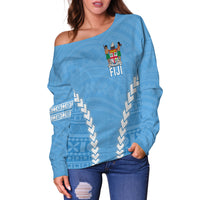 Fiji Impressive Off Shoulder Sweater 2021 Polynesian LT13 - Polynesian Pride