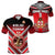 Custom Kolisi Tonga Polo Shirt Mate Maa Tonga Creative Style, Custom Text and Number Lion Unisex Red - Polynesian Pride