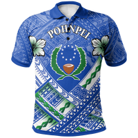 Pohnpei Polynesian Polo Shirt Pohnpei Flag Camisole Hibiscus Style Unisex Reggae - Polynesian Pride