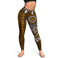 Samoa Custom Personalised Women's Leggings - Polynesian Boar Tusk - Polynesian Pride