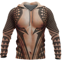 Polynesian Pride 3D Hoodie Tattoo Body Style Unisex Black - Polynesian Pride