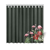 Pink Flamingos Shower Curtain - Polynesian Pride