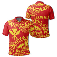 Kanaka Polynesian Polo Shirt Viva Style Unisex White - Polynesian Pride