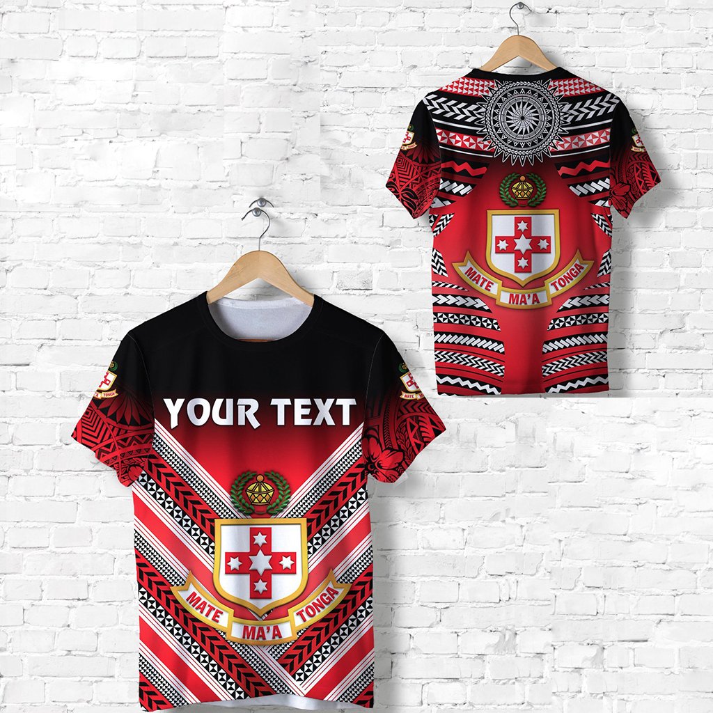 Custom Kolisi Tonga T Shirt Mate Maa Tonga Creative Style Unisex Red - Polynesian Pride