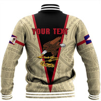 Samoan Jacket - American Samoa Law School Baseball Jacket - Polynesian Pride