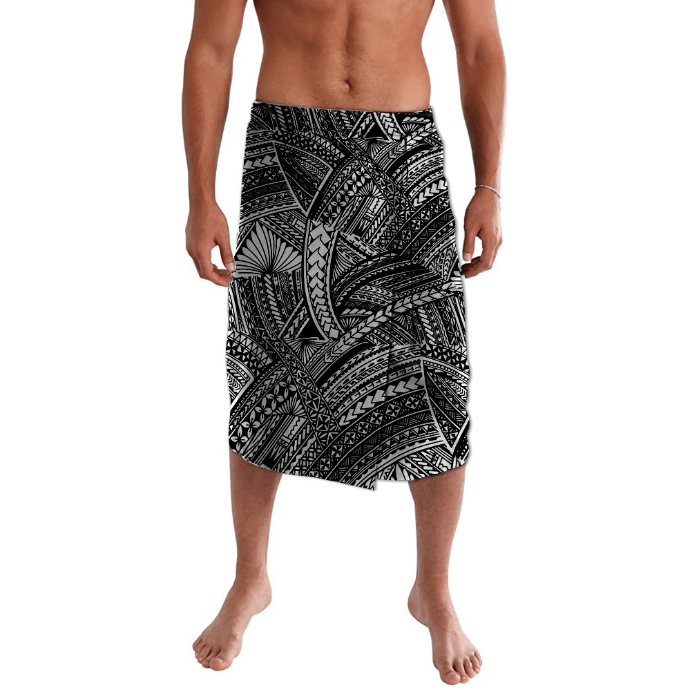 Polynesian Pride Clothing Spearhead Black Polynesian Pattern Lavalava Lavalava S/M Black - Polynesian Pride