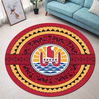 Polynesian Pride Home Set - French Polynesian Rope Round Carpet - Polynesian Pride