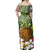 Polynesian Pride Dress - Hawaii Tropical Flowers Pineapple Off Shoulder Long Dress - Polynesian Pride