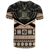 Polynesian Pride Fiji T Shirt Fiji Masi Coat Of Arms T Shirt - Polynesian Pride
