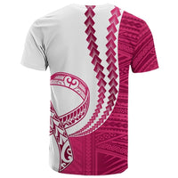 Polynesian Pride (Custom) T Shirt Pinktober White T Shirt - Polynesian Pride