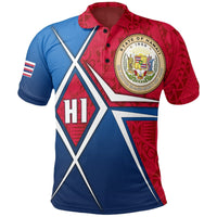 Polynesian Pride Apparel Polynesian Hawaii Polo Shirt Hawaii Seal Unisex Black - Polynesian Pride