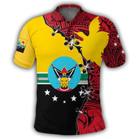 Polynesian Pride Apparel Hela Polo Shirt PNG Suture Style Unisex Red - Polynesian Pride