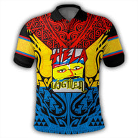 Polynesian Pride Apparel Polo Shirt Hela Wigmen Polo Shirt Papuan Unisex Red - Polynesian Pride
