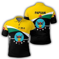 Polynesian Pride Apparel Hela Polo Shirt PNG Flag Style - Polynesian Pride