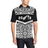 Polynesian Pride Apparel Rugby Aotearoa Win 2019 Polo Shirt Unisex Black - Polynesian Pride