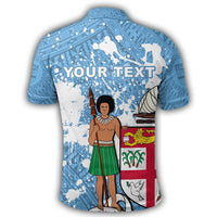Polynesian Pride Apparel Polo Shirt Fiji Polo Shirt Melanesia Pattern Tenpi Style - Polynesian Pride