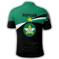 Polynesian Pride Apparel Enga Polo Shirt PNG Flag Style - Polynesian Pride