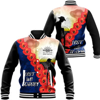 Polynesian Pride Clothing - Anzac Day All Gave Some Baseball Jacket Unisex Black - Polynesian Pride