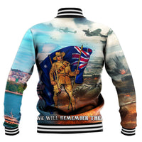 Polynesian Pride Clothing - Anzac Day Australia Peace Baseball Jacket - Polynesian Pride
