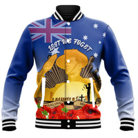 Polynesian Pride Clothing - Australia Anzac Day Soldier Salute Baseball Jacket - Polynesian Pride