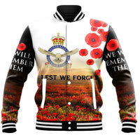 Polynesian Pride Clothing - Anzac Day Australian Air Force Baseball Jacket - Polynesian Pride