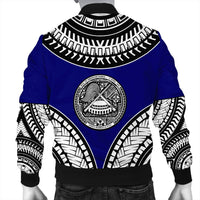 Polynesian Pride Jacket - American Samoa Tattoo Chief Bomber Jacket LT10 - Polynesian Pride