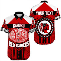 Polynesian Pride Shirt - Personalized Hawaiian High Kahuku Football Short Sleeve Shirt LT10 - Polynesian Pride