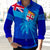 Polynesian Pride Shirt - Fiji Palm Tree Coat Of Arms Long Sleeve Button Shirt LT10 Unisex Blue - Polynesian Pride
