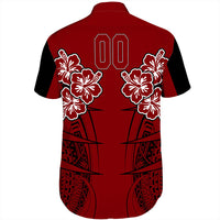 Polynesian Pride Shirt - Personalized Hawaii Spearhead Hibiscus Polynesian Short Sleeve Shirt LT10 - Polynesian Pride