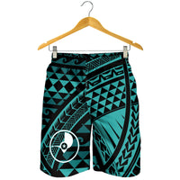 Yap Men's Shorts - Tribal Seamless Pattern - Polynesian Pride