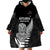 (Custom Text And Number) Aotearoa Rugby Sevens All Black Tiki Fern Wearable Blanket Hoodie LT14 - Polynesian Pride