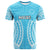 Custom Cook Islands Mauke T Shirt Tribal Pattern LT12 Unisex Blue - Polynesian Pride