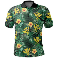 Hawaii Map Kanaka Tropical Summer Style Polo Shirt - Polynesian Pride
