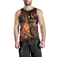 Tonga Polynesian Men's Tank Top - Legend of Tonga (Red) - Polynesian Pride