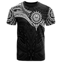 Tahiti Polynesian T Shirt Full Color Heart Shield - Polynesian Pride