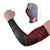 Samoa Arm Sleeve - Samoa Seal With Polynesian Pattern In Heartbeat Style (Red) Set of 2 Red - Polynesian Pride