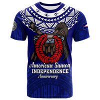 American Samoa Independence Anniversary Pride T Shirt LT12 Unisex Blue - Polynesian Pride