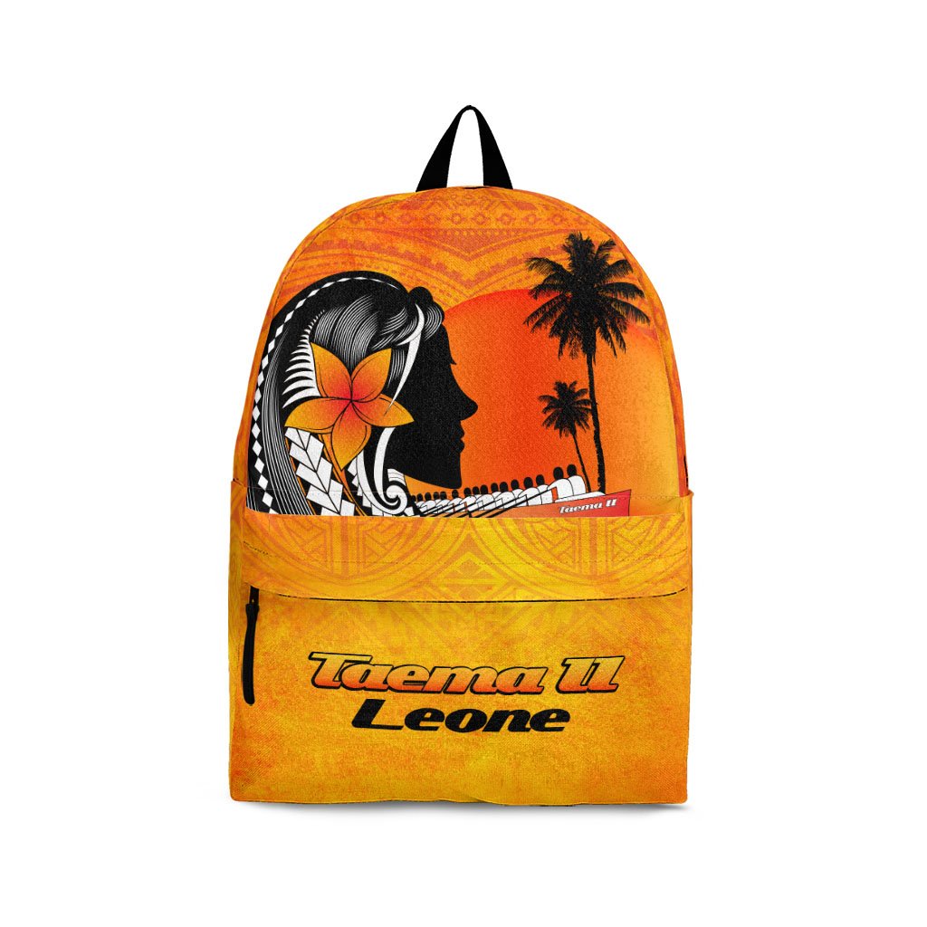 American Samoa Backpack - Taema II Leone Yellow - Polynesian Pride
