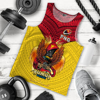 (Custom Personalised) Papua New Guinea Rugby Kumul Pride Men Tank Top - LT2 - Polynesian Pride