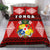 Tonga Bedding Set - Tongan Pattern LT13 Red - Polynesian Pride