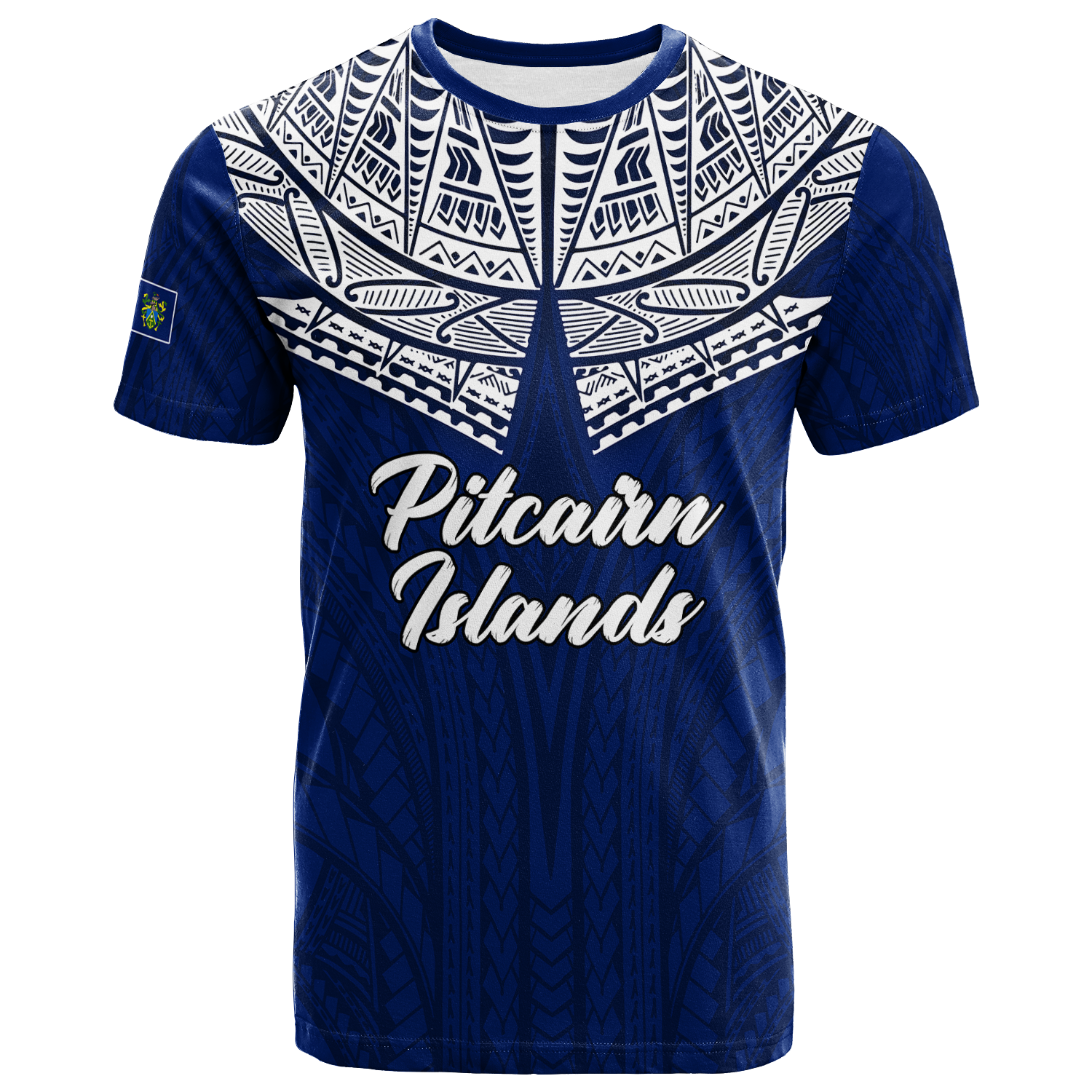 Pitcairn Islands Pride T Shirt LT12 Unisex Blue - Polynesian Pride